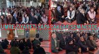 Beypazarı Müftülüğü Diyanet kanalıyla Umre ziyaretinde bulunacaklara seminer verdi: