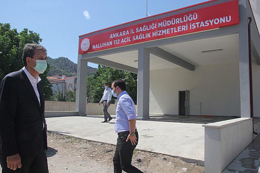 Belediye tarafından yaptırılan 112 Hızır Acil servis merkezi, tamamlandı: