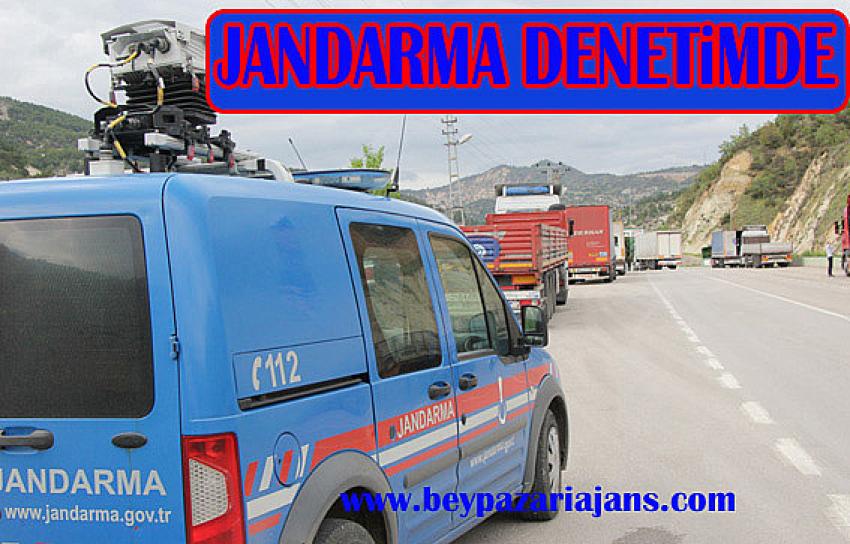 İlçede Jandarma'nın 1650 Km karelik Sorumluluk alanı bulunuyor: