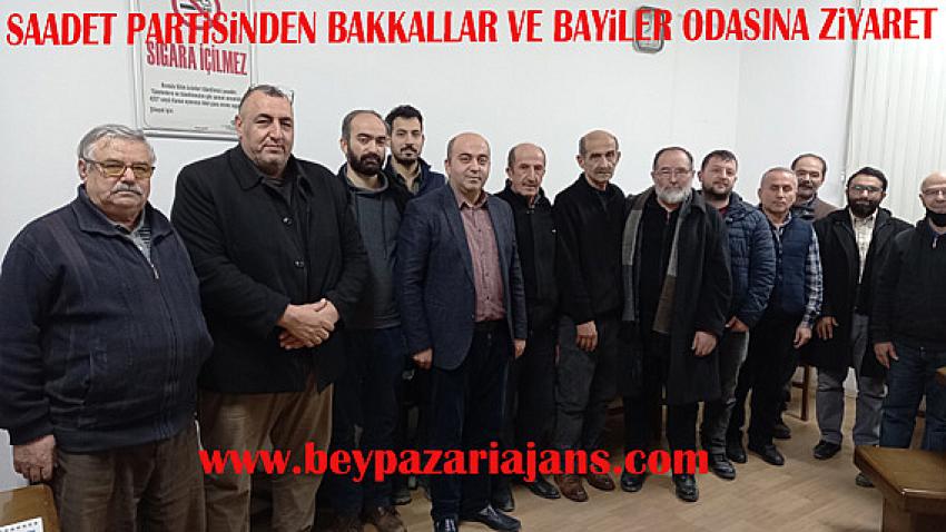Saadet Partisi İlçe başkanı Kutlu Çınar'dan ziyaretler: