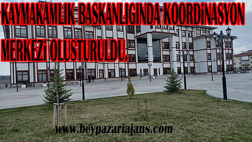 Beypazarı İlçesinde Afet koordinasyon merkezi oluşturuldu.