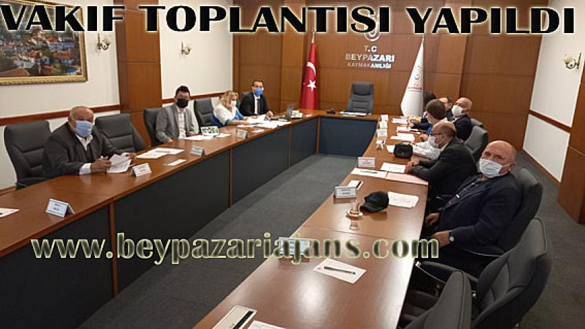 Kaymakam Oktay Erdoğan başkanlığında Mütevelli heyeti toplandı.