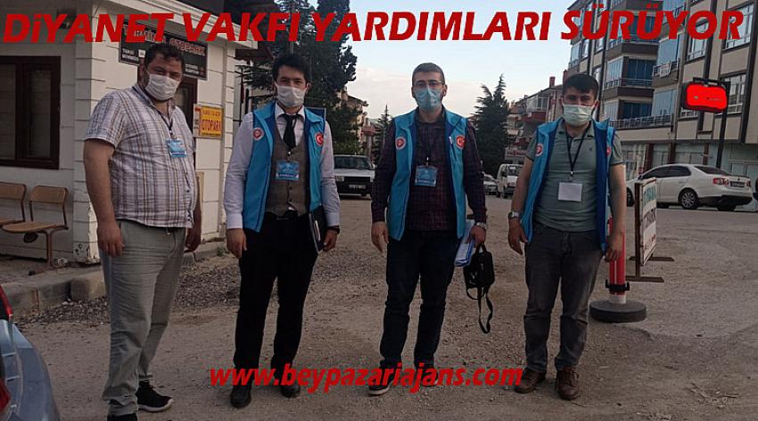 Diyanet vakfı, yardımlarını sürdürüyor: