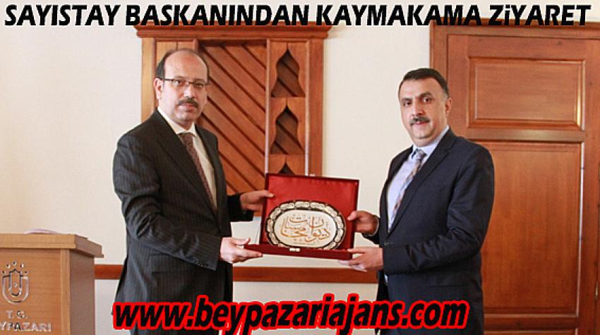 Sayıştay Başkanı Metin Yener’den Beypazarı kaymakamına ziyaret: