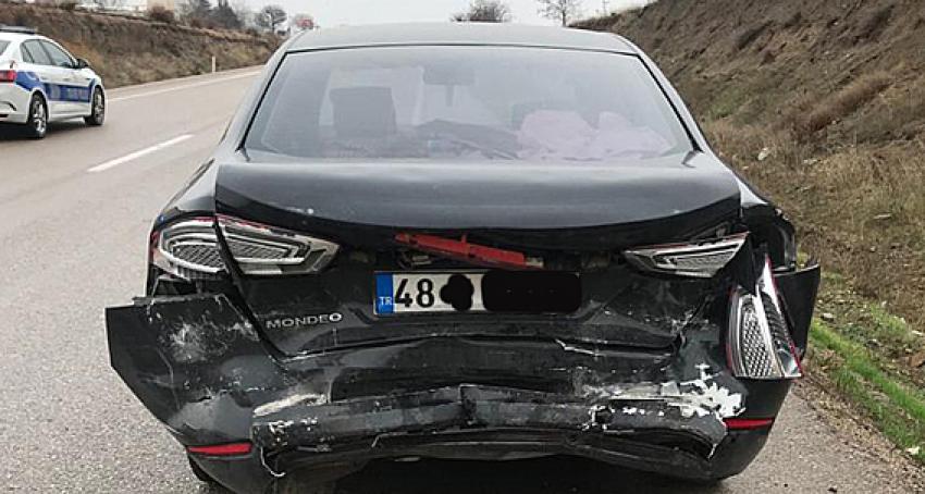 -Beypazarı İlçesinde trafik kazası meydana geldi.