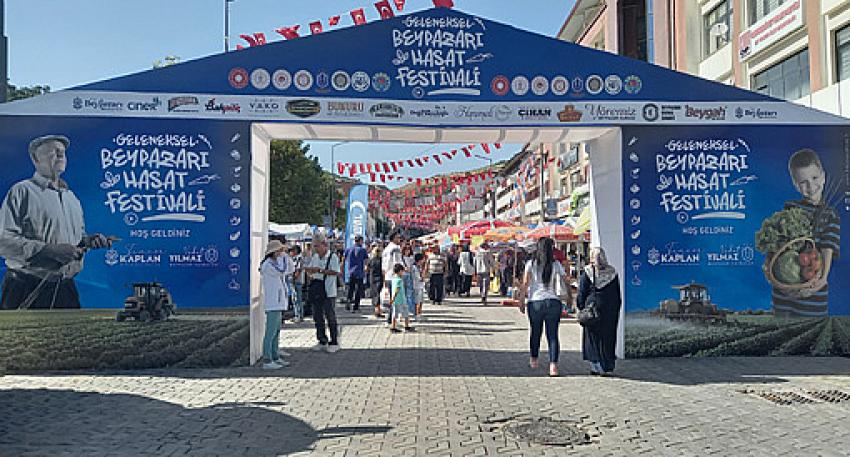Başkentin Tarihi ve Turistik İlçesi Beypazarı’nda “Hasat festivali” başladı.