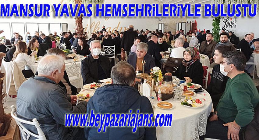 Ankara Büyükşehir belediye başkanı Mansur Yavaş Hemşerileriyle buluştu: