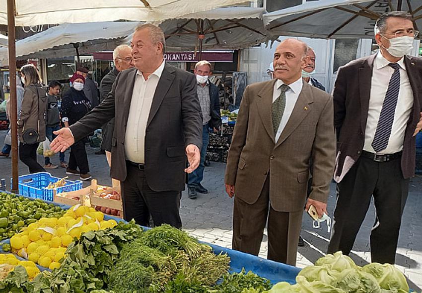 -DP Ordu Milletvekili Cemal Enginyurt, Beypazarı İlçesinde esnaf ve Oda başkanlarına ziyarette bulundu.