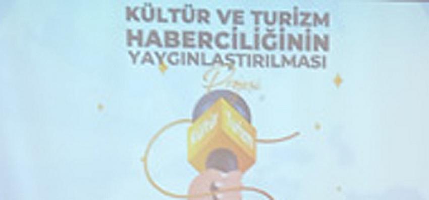 Kültür ve Turizm bakanlığının Desteklediği, Haberciliği Eğitim Seminmeri düzenlendi: