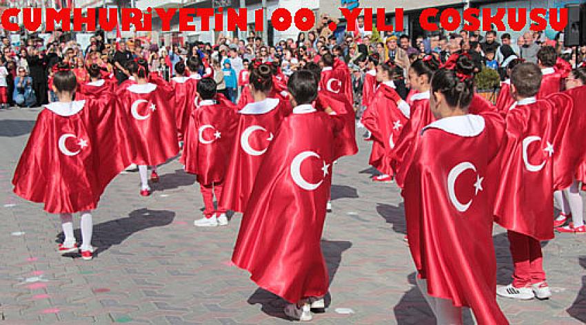 Başkentin Beypazarı İlçesinde 29 Ekim Cumhuriyet Bayramını 100. Yıl coşkusu