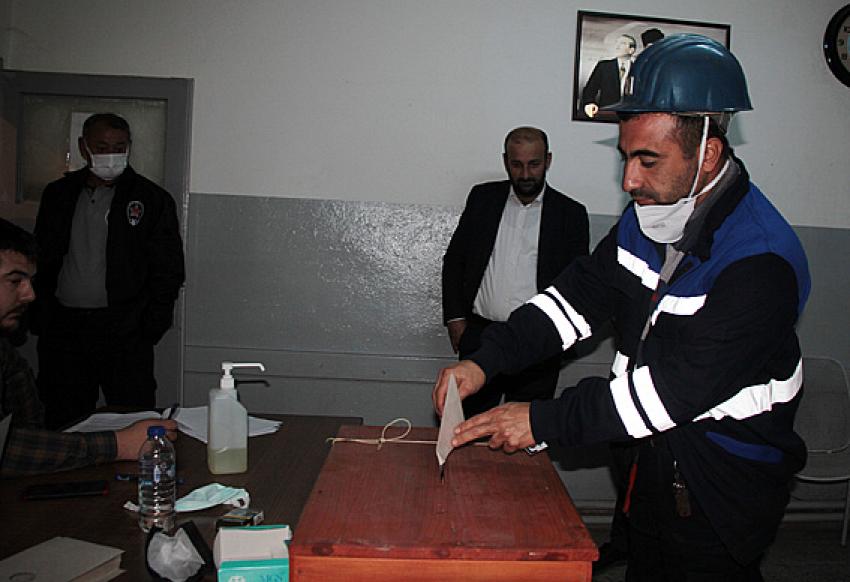 Çayırhan Maden İşçileri Sendikası 2 tur Delege seçimini yine Talih Kocabıyık’ın listesi kazandı: