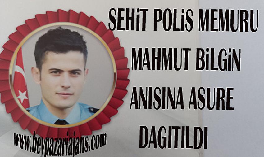 Aş evinden şehit Polis memuru ruhuna hitaben Aşura dağıtıldı:
