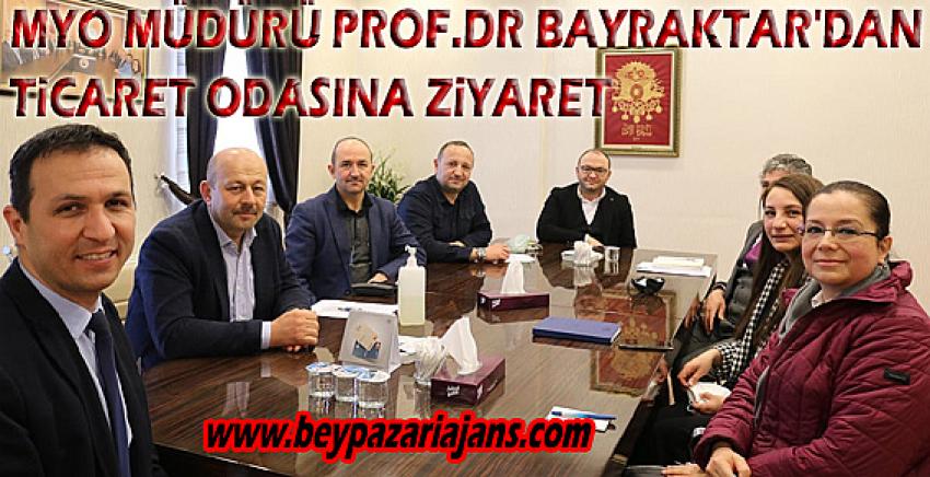 Prof. Dr. Harun Bayraktar'dan Ticaret Odası Başkanına ziyaret: