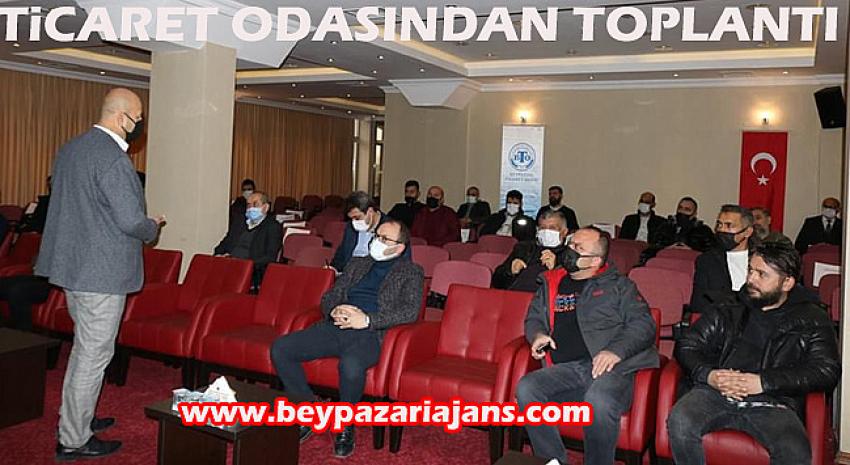 Beypazarı Ticaret Odası Turizm sektöründe faaliyet gösteren işletmecilerle bir araya geldi.