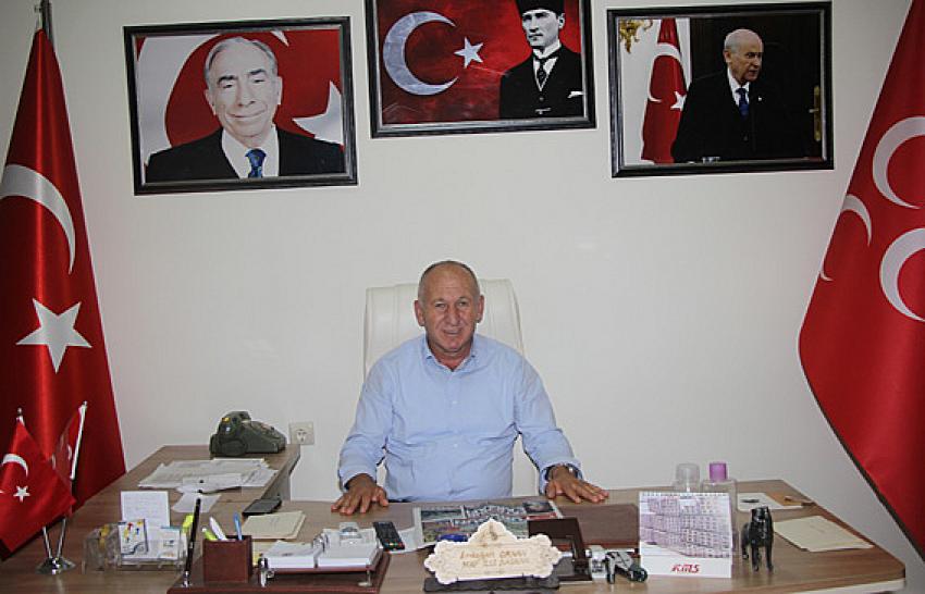 MHP İlçe Başkanı Erdoğan Orhan: “ çalışmalarımızı çok yönlü başlattık”