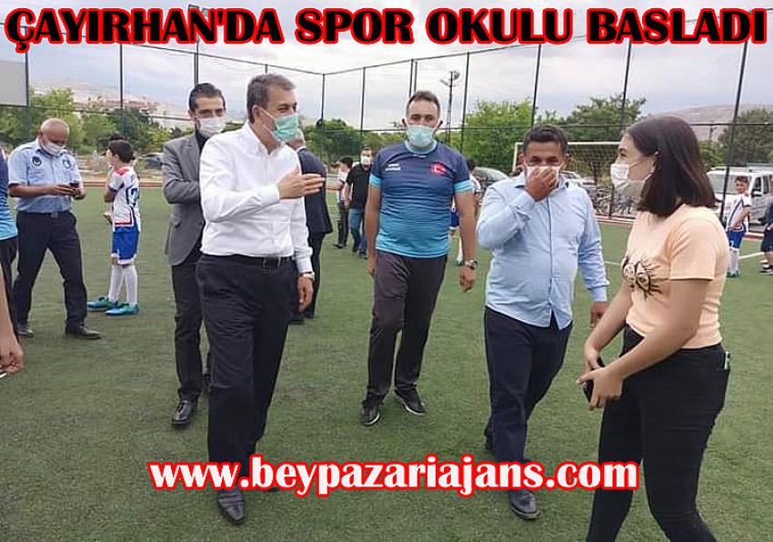 Çayırhan Mahallesinde Spor Okulu açıldı: