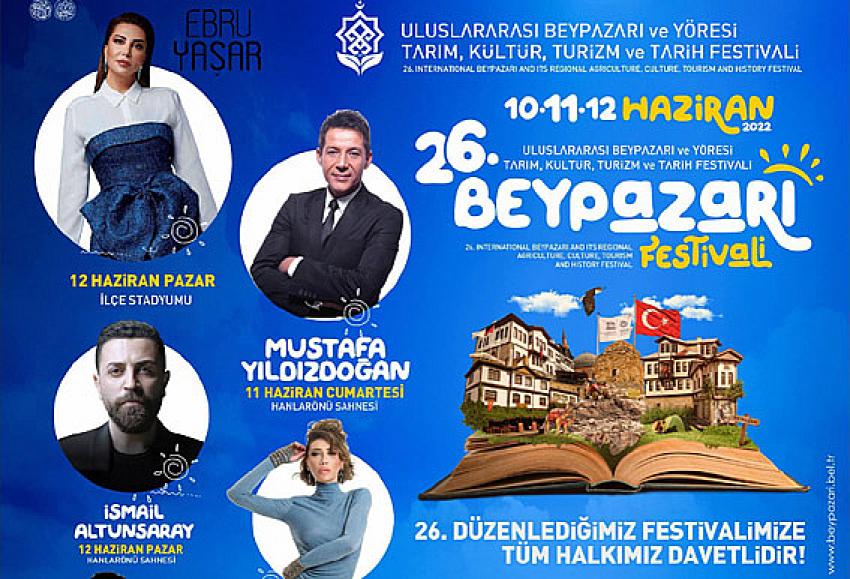 26. Uluslararası Beypazarı ve Yöresi Tarım, Kültür, Turizm ve Tarih Festivaline doğru:
