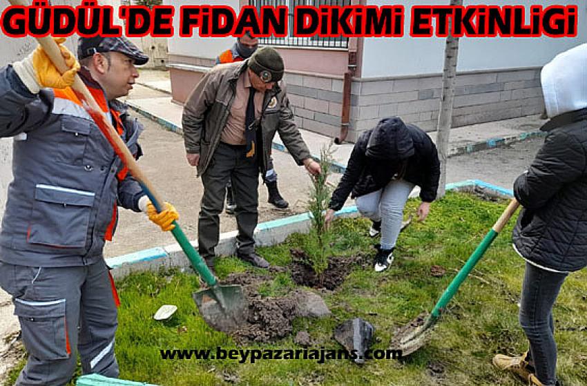  Güdül’de fidanlar toprakla buluştu.