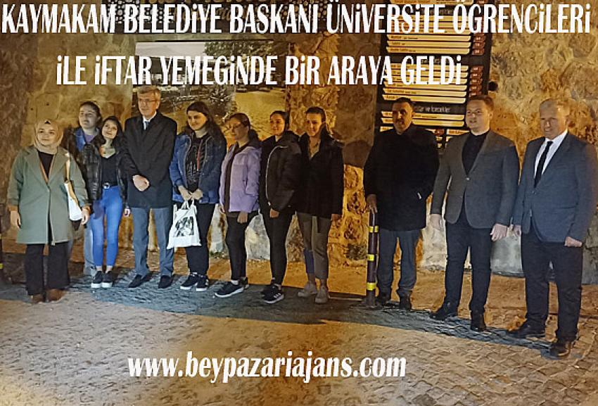 Beypazarı Kaymakamlığı ve Müftülüğünden ayrı ayrı İftar yemeği: