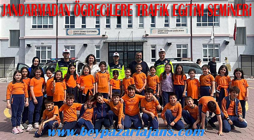 3-9 Mayıs Trafik Haftasında, Jandarmadan Öğrencilere Trafik Eğitim Semineri: