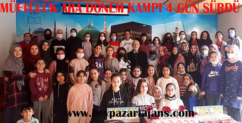Beypazarı’nda gençliğe Değer Ortaokul Kız öğrencileri ara dönem Kampına katıldı.