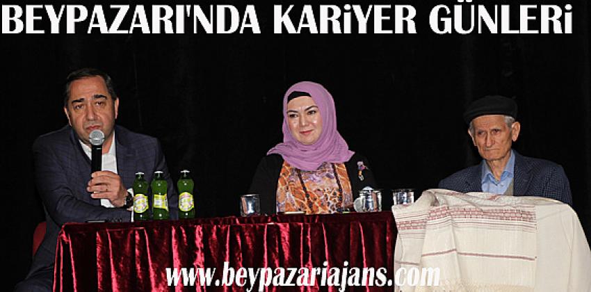 Beypazarı’da Kariyer Günlerine Şair ve Yazar İsmail Yanık ile İş adamı Niyazi Ercan katıldı.