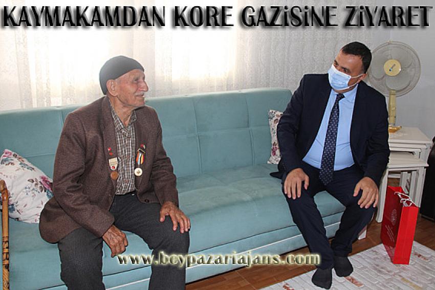 Beypazarı Kaymakamı Oktay Erdoğan’dan Kore gazisine ziyaret: