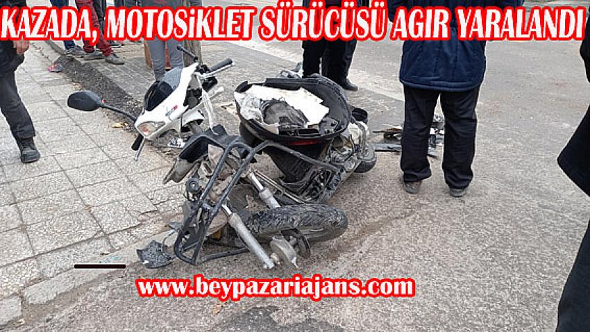 Motosikletli Kurye Ağır yaralandı:
