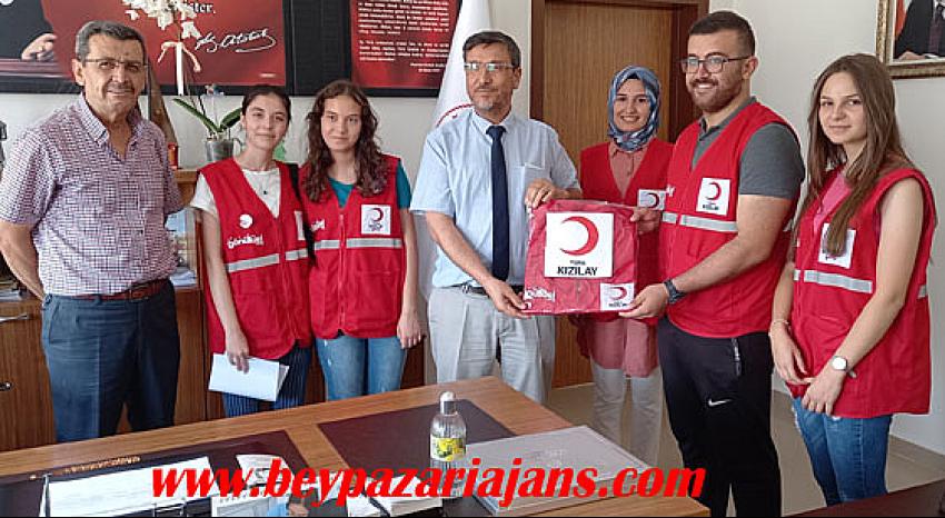 Kızılay Beypazarı temsilciliği, İlçe Milli Eğitim müdürü Cengiz Yılmaz’ı da gönüllüler arasına kattı.