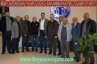 Merkez Mahalle Muhtarlarından Ticaret Odası Başkanına Hayırlı olsun ziyareti: