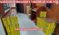 Karaşar’lılar Derneğinden Yardımlar sürüyor.