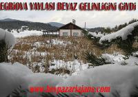 Eğriova yaylası beyazlara büründü: