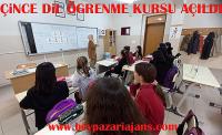 Beypazarı  Şehit Metmet Çifci, İmam Hatip Ortaokulun ’da “Çince öğrenme” kursu