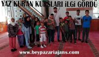 Yatılı Yaz Kur’an kursu Tacettin Dergâhında başladı.
