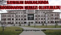 Beypazarı İlçesinde Afet koordinasyon merkezi oluşturuldu.