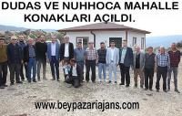 -Köylere yapımı tamamlanan köy konaklarının açılışı Belediye başkanı Tuncer Kaplan’, tarafından yapıldı: