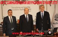 KKTC Cumhurbaşkanı Ersin Tatar, Beypazarı İlçesini ziyaret etti.