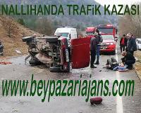 Nallıhan İlçesinde Trafik Kazası: 4 kişi hayatını kaybederken 3 kişi de ağır yaralandı.