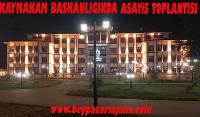 Kaymakam başkanlığında İlçe Asayiş toplantısı yapıldı.