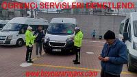 Emniyet Müdürlüğü, Trafik Büro Amirliği, öğrenci servislerini denetledi