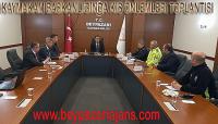 Beypazarı İlçesinde Kaymakam Vedat Yılmaz, başkanlığında Kış tedbirleri  toplantısı düzenlendi.