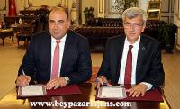 Beypazarı belediyesi, Mersin Akdeniz belediyesi ve Nevşehir Kaymaklı belediyesi ile Kardeş belediye protokolü imzaladı: