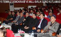 Başkentin Beypazarı İlçesinde 15 Temmuz Demokrasi ve Milli Birlik Günü günü kutlaması yapıldı
