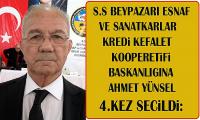 Ahmet Yünsel,4. kez güven tazeledi.