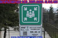 Beypazarı İlçesinde 17 adet Acil Toplanma alanı belirlendi.