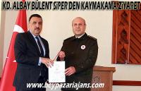 Kd.Albay Bülent Siper’den kaymakama ziyaret: