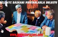 Belediye başkanı Tuncer Kaplan, Merkez mahalle muhtarlarıyla bir araya geldi