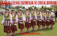 23 Nisan Ulusal Egemenlik ve Çocuk Bayramı’nın 102. yılı coşkuyla kutlandı