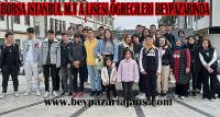 Borsa İstanbul M.T. Anadolu Lisesi öğrencileri Beypazarı’nı gezdi.