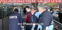 Beypazarı belediye Zabıta Müdürlüğü zincir marketlerde denetimde bulundu.